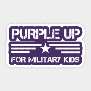 Purple Up For Military Kids - Month of the Military Child 2023 Sticker